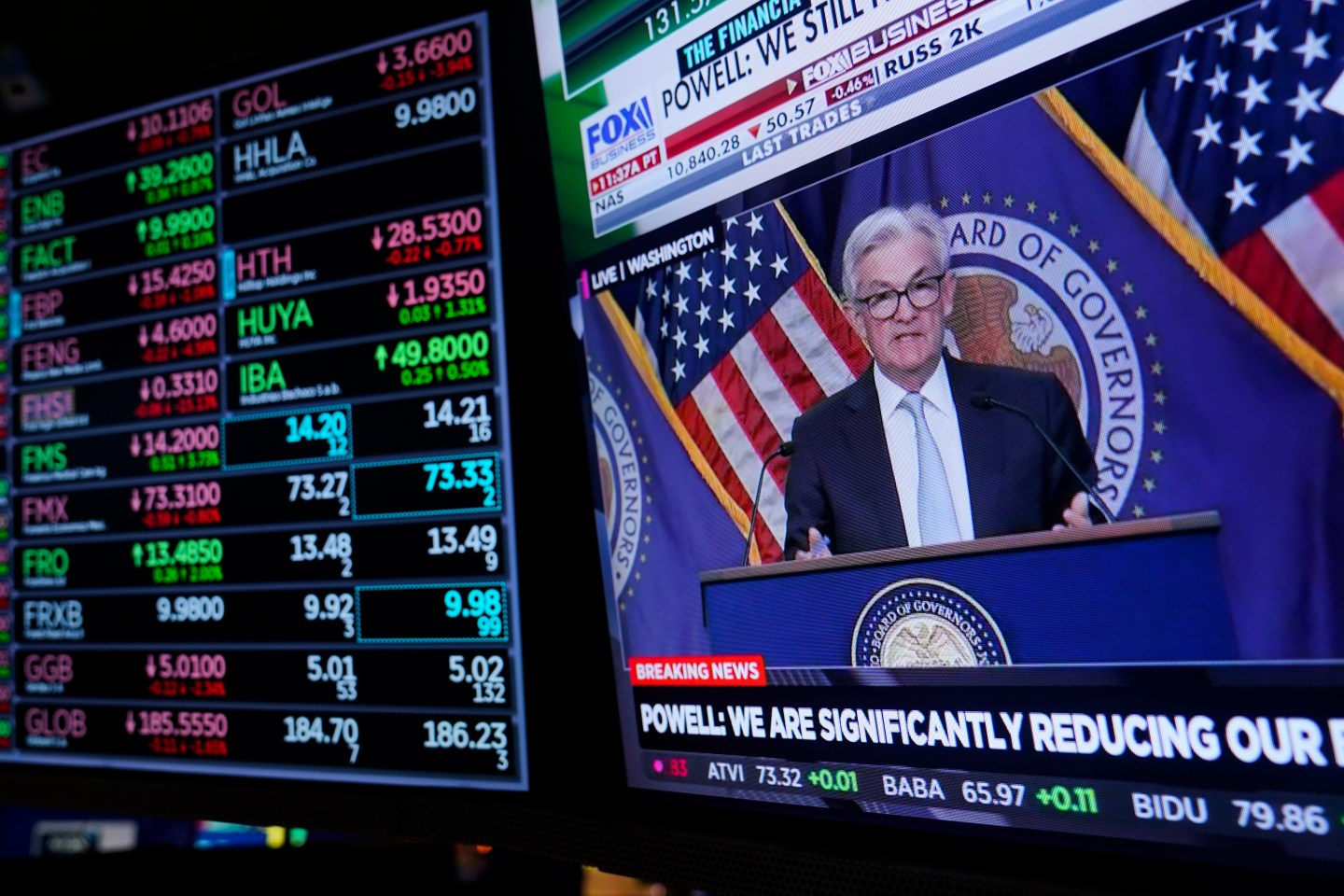 Jerome Powell on TV