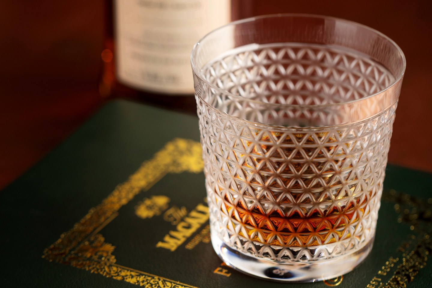 The Macallan $6,000 shot photographed at Sea Island&#8217;s Georgian Room in January 2024.<br />
Courtesy of Sea Island Resort
SIP IT SLOW: At the Sea Island Resort in Georgia, a $6,000 glass of Macallan 1950 isn’t just a drink. It’s a whole experience