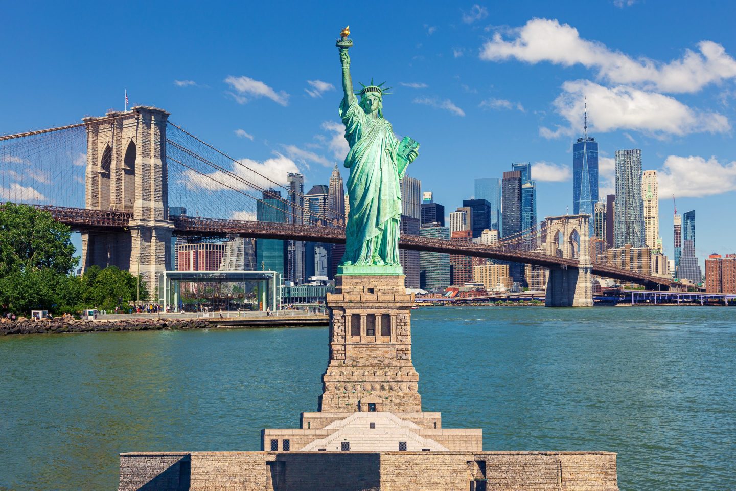 Statue of Liberty in New York City.