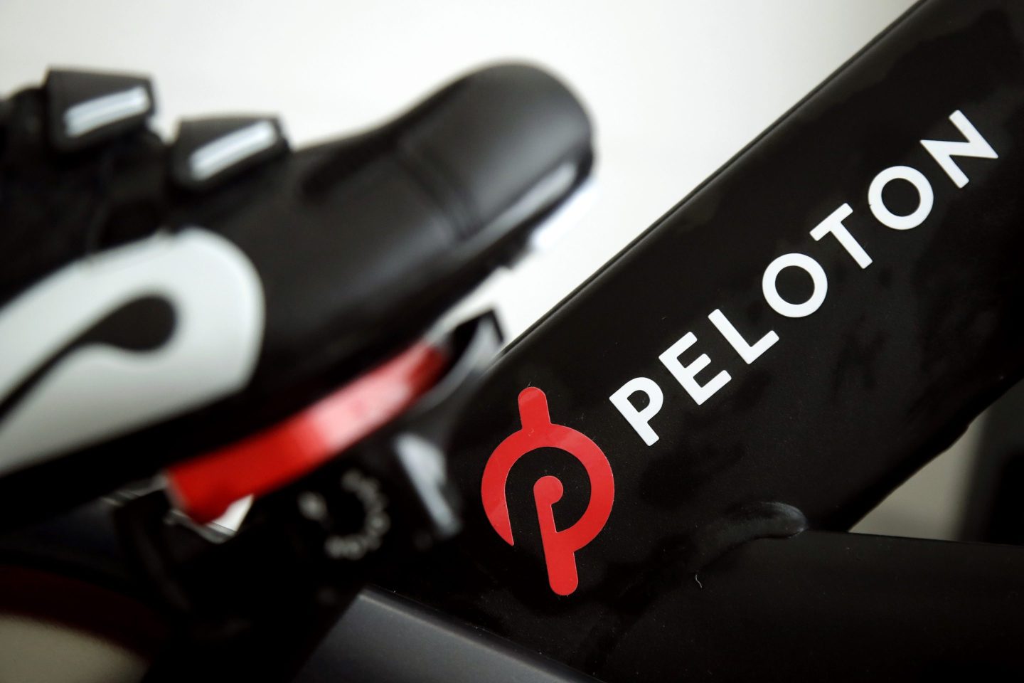FILE &#8211; A Peloton bike is shown on Nov. 19, 2019, in San Francisco. (AP Photo/Jeff Chiu, File)