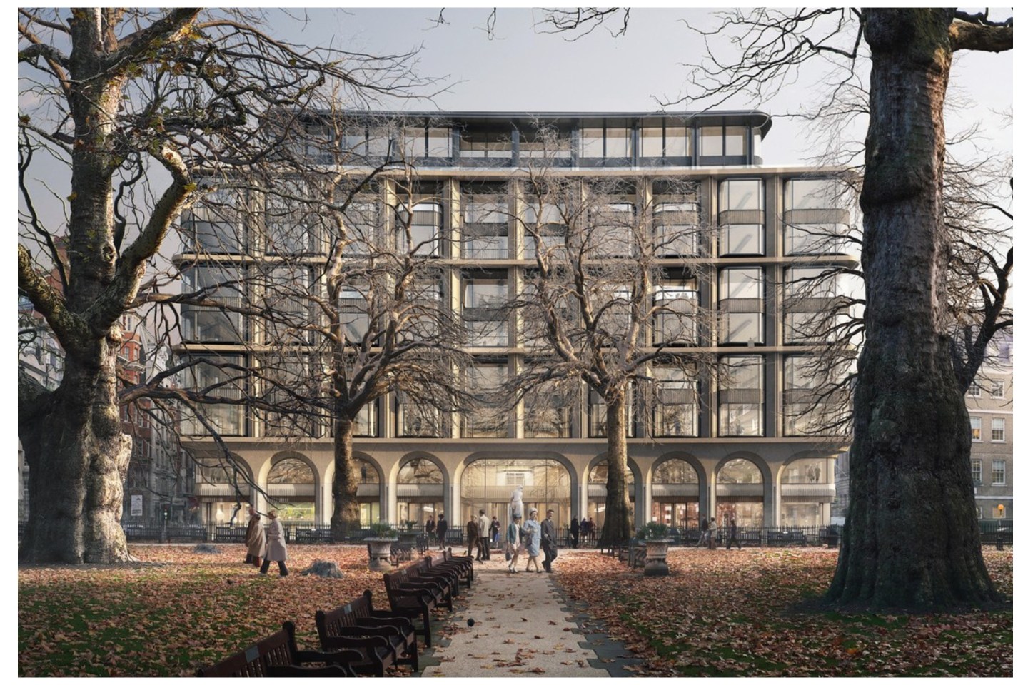 Rendering of Blackstone's new London HQ, currently under construction.