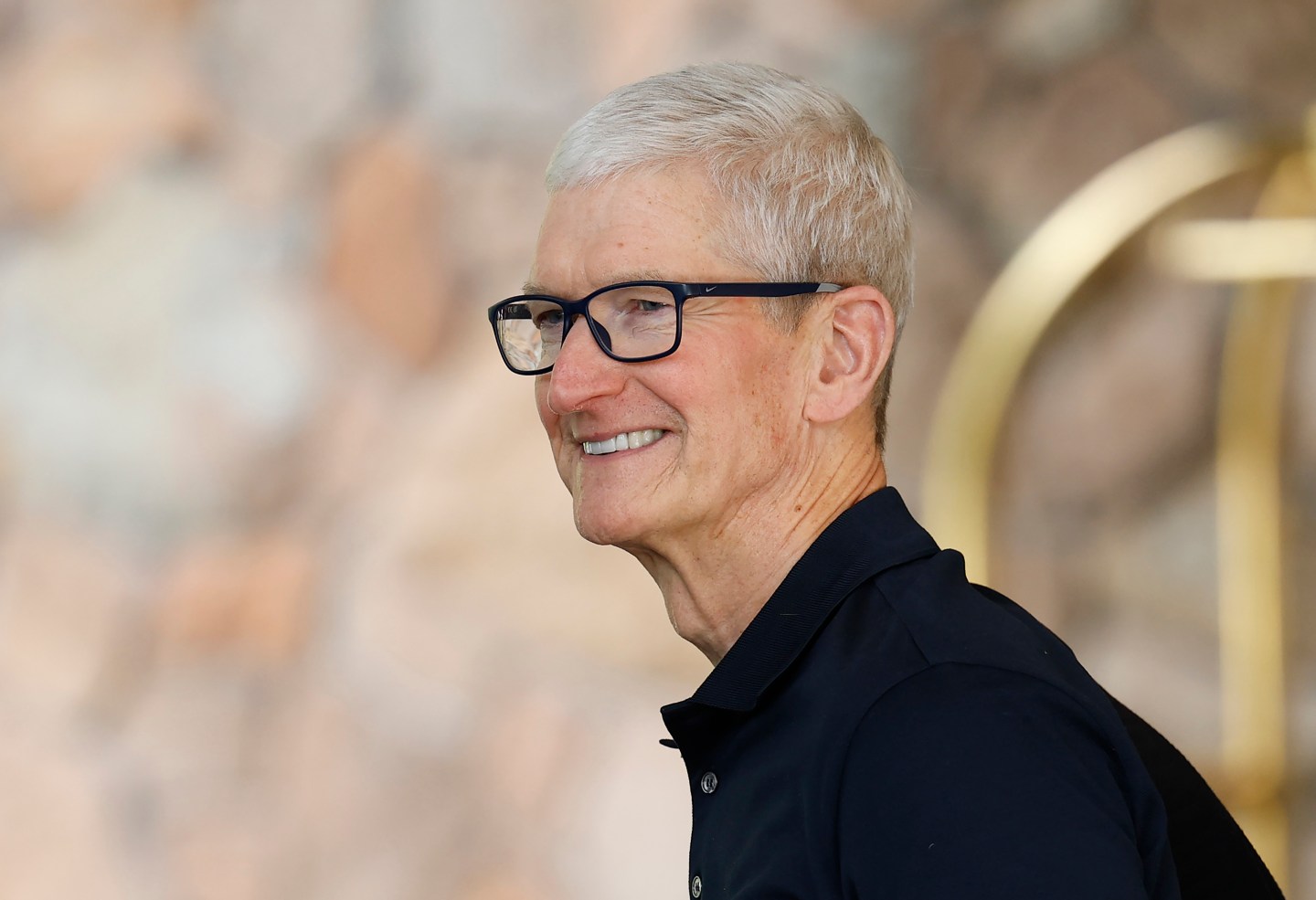 SUN VALLEY, IDAHO &#8211; JULY 08: Apple CEO Tim Cook arrives at the Sun Valley lodge for the Allen &amp; Company Sun Valley Conference on July 8, 2025 in Sun Valley, Idaho. Every year, some of the world&#8217;s wealthiest and most powerful figures from the media, finance, technology, and political spheres converge at the Sun Valley Resort for the exclusive week-long conference hosted by boutique investment bank Allen &amp; Co. (Photo by Kevin Dietsch/Getty Images)