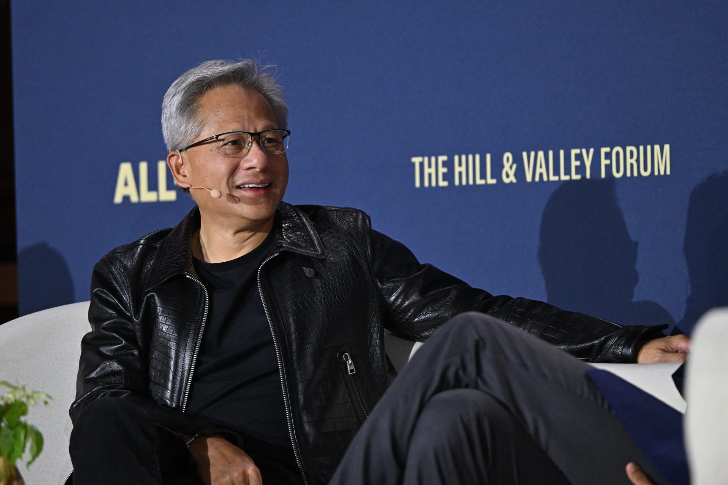 WASHINGTON, DC &#8211; JULY 23: Jensen Huang, Co-Founder and CEO, NVIDIA speaks onstage at the All-In and Hill &amp; Valley Forum &#8220;Winning The AI Race&#8221; at Andrew W. Mellon Auditorium on July 23, 2025 in Washington, DC.  (Photo by Roy Rochlin/Getty Images for Hill &amp; Valley Forum)