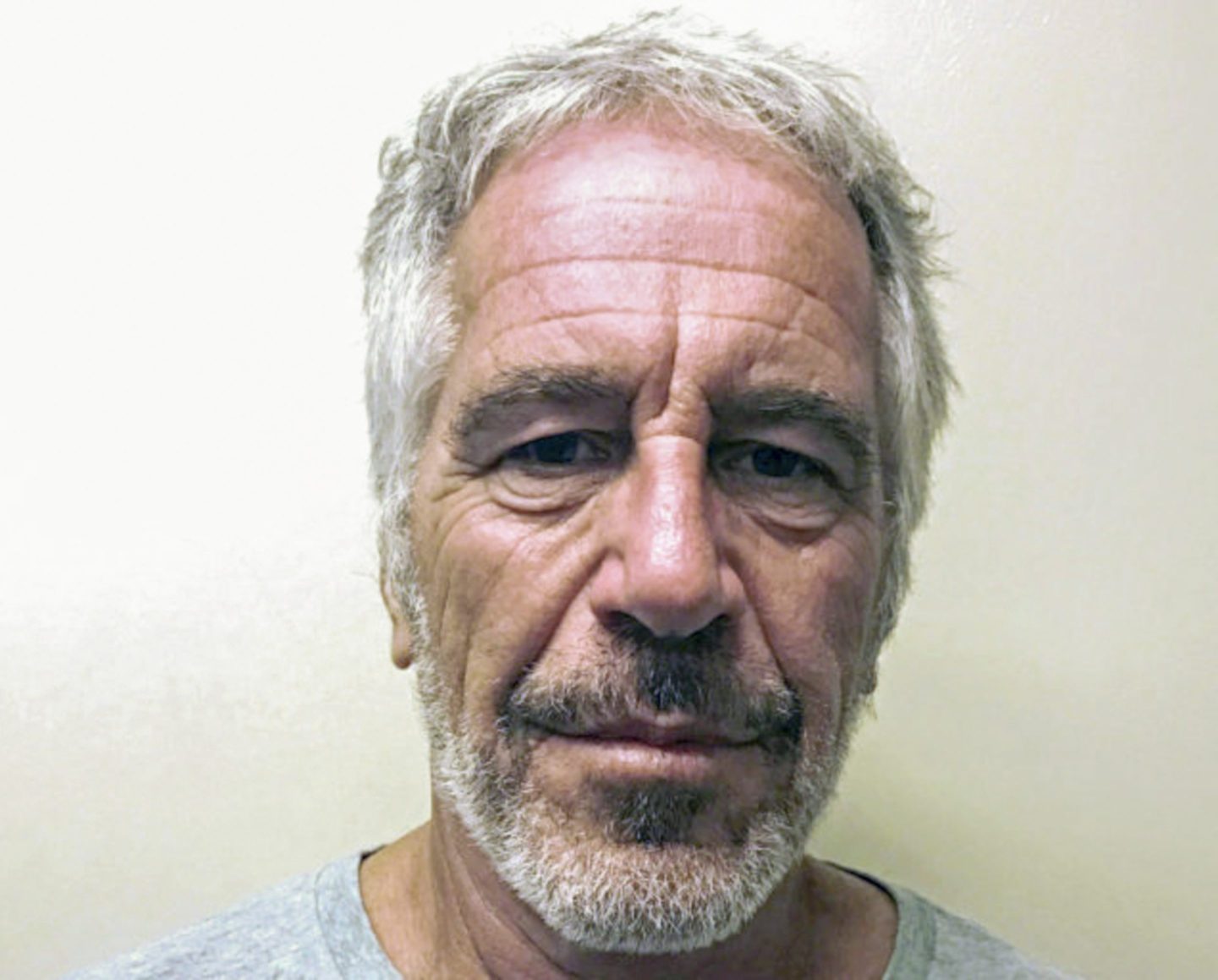 The mug shot of Jeffrey Epstein in 2019.